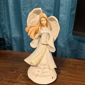 Angel Figurine with Blessing Inscription for confirmation